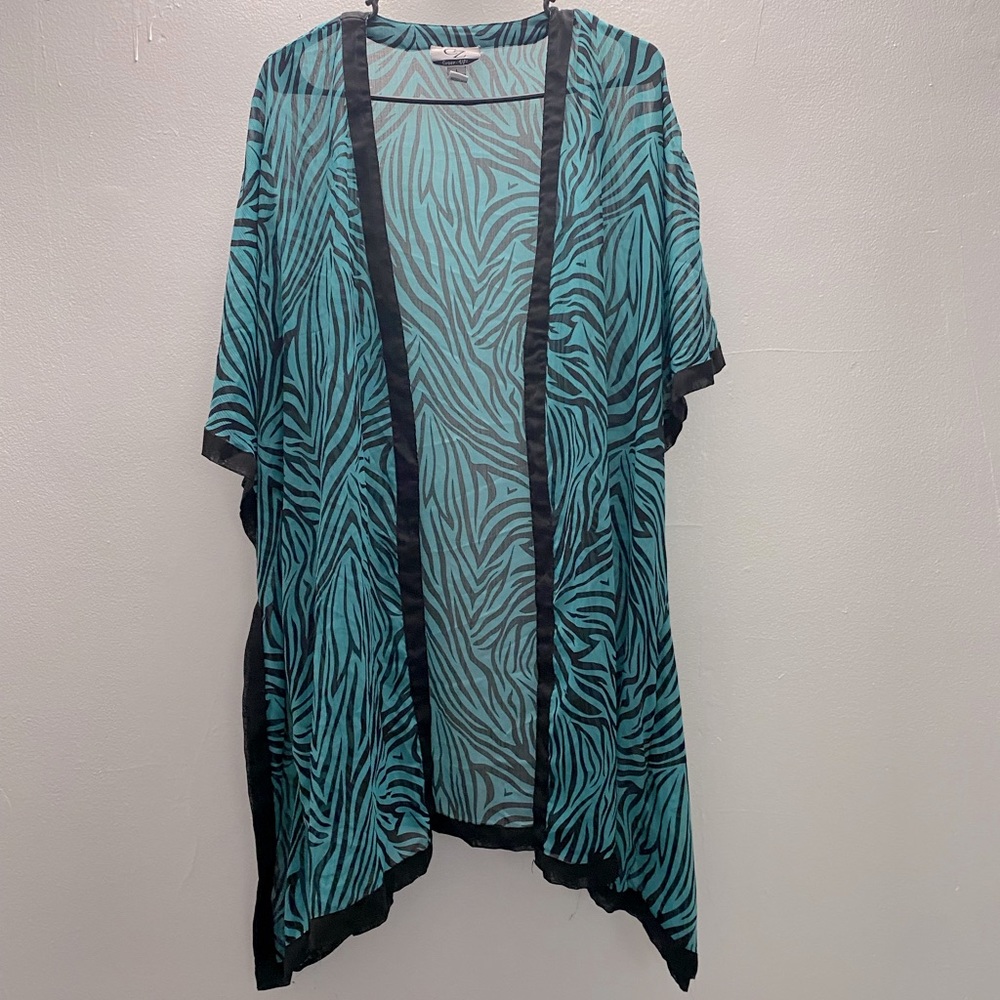 Blue zebra kimono size: L